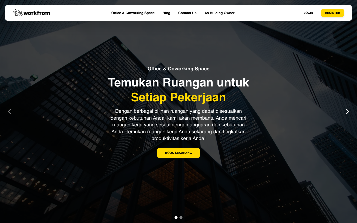 Workfrom, Web App
